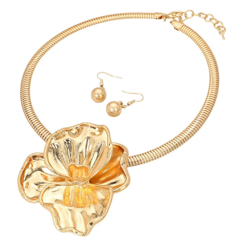 GOLD NECKLACE SET ( 5343 G ) sold by Oh My Jewelry