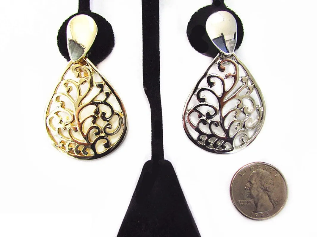 GOLD CLIP ON EARRINGS ( 21844 LFG ) sold by Oh My Jewelry