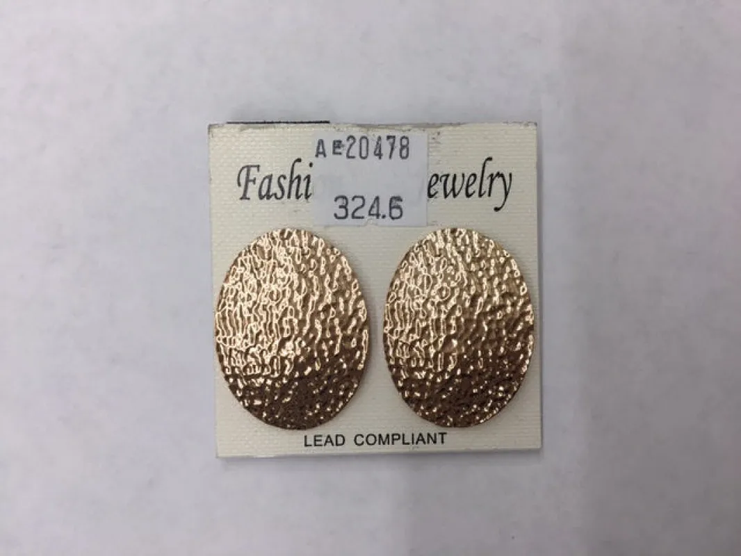 GOLD CLIP ON EARRINGS ( 20478 LFG ) sold by Oh My Jewelry