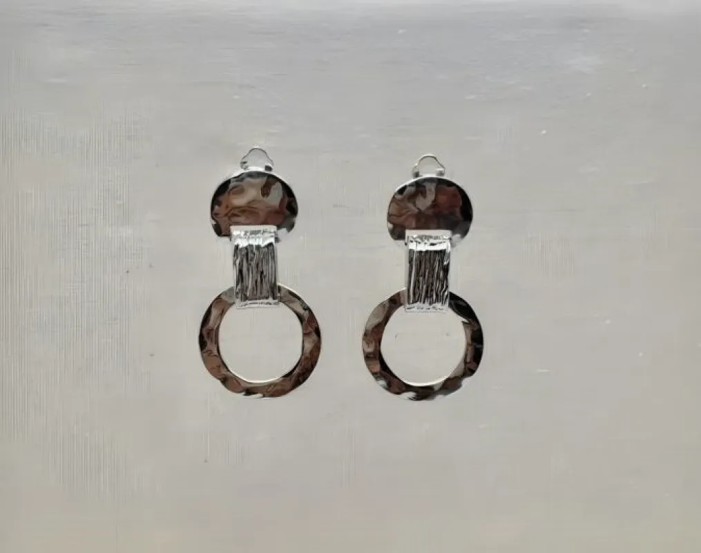 SILVER CLIP ON EARRINGS ( 23407 LFS ) sold by Oh My Jewelry