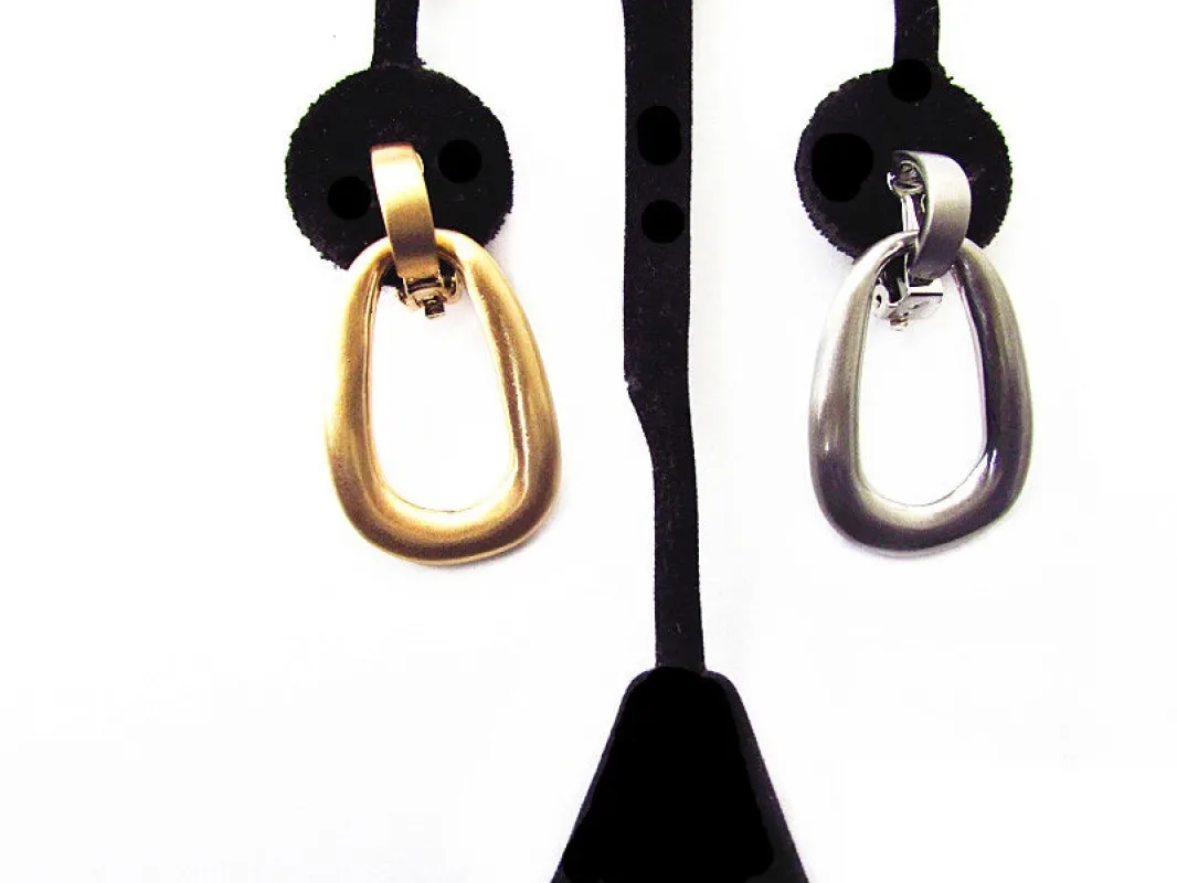 SILVER CLIP ON EARRINGS ( 21879 LFS ) sold by Oh My Jewelry