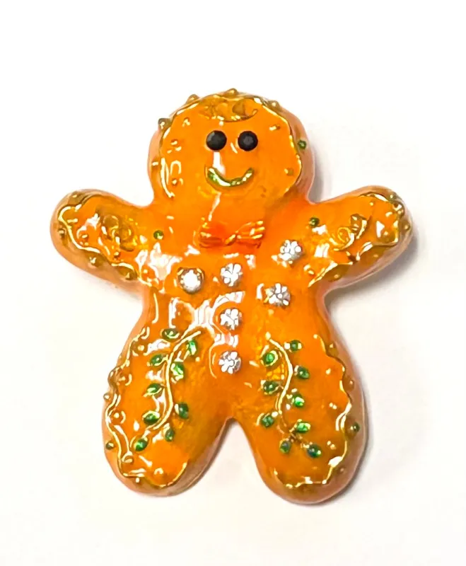 GINGERBREAD BROOCH ( 363 ) made by Oh My Jewelry