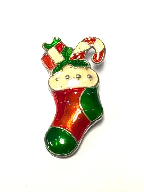 CHRISTMAS STOCKING BROOCH ( 353 ) sold by Oh My Jewelry