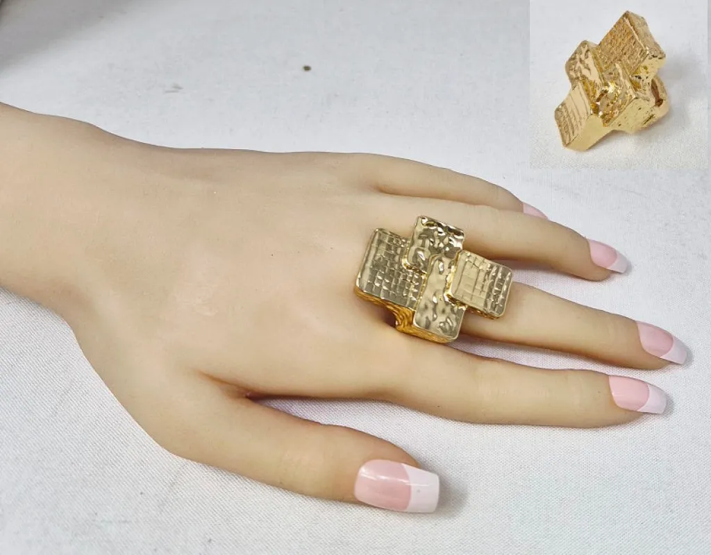 GOLD STRETCH RING ( 10071 G ) sold by Oh My Jewelry