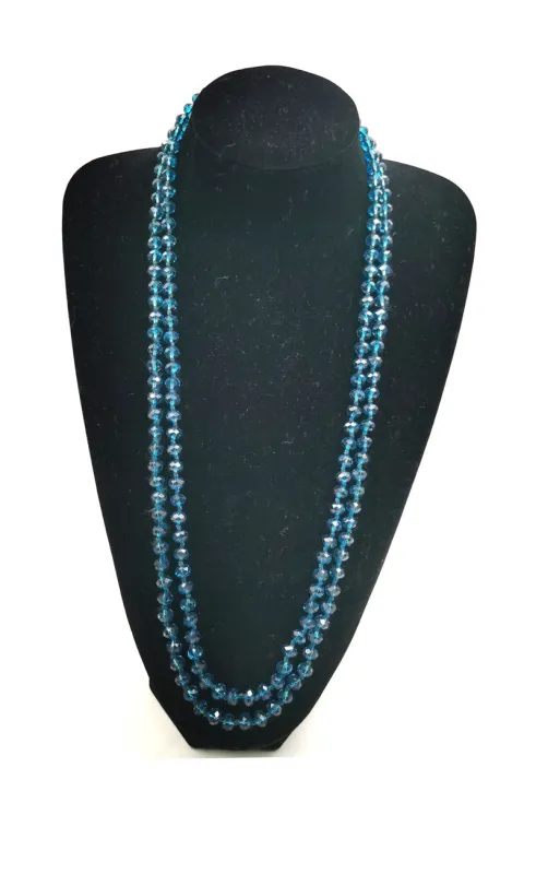 8mm 60" Knotted Beaded Long Necklace GREEN ( 0064 GR 32 ) sold by Oh My Jewelry