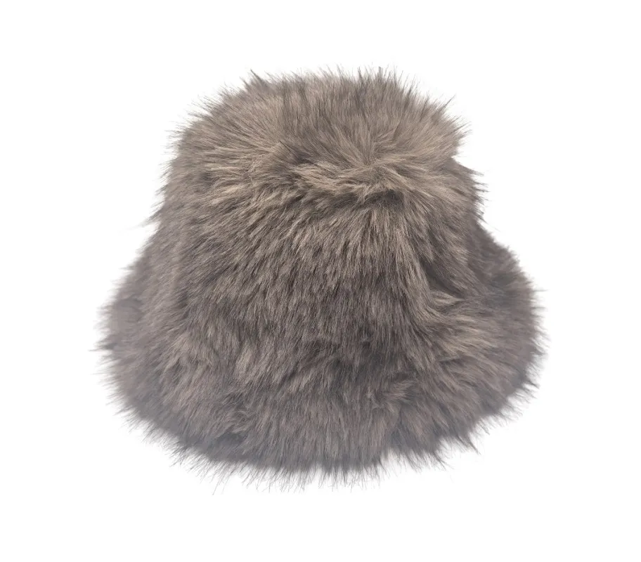 DARK BROWN FAUX FUR HAT ( 0984 DBR ) sold by Oh My Jewelry