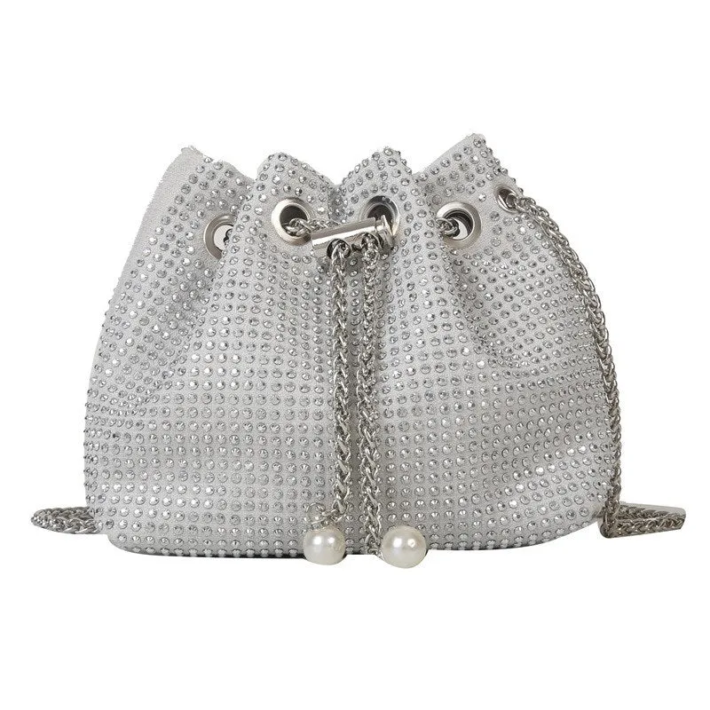 WHITE SILVER BAG ( 0148 WHSL ) sold by Oh My Jewelry