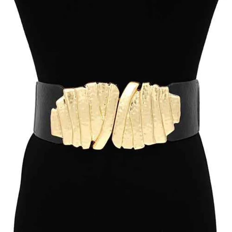 BLACK GOLD BELT ( 1649 BKGD ) sold by Oh My Jewelry