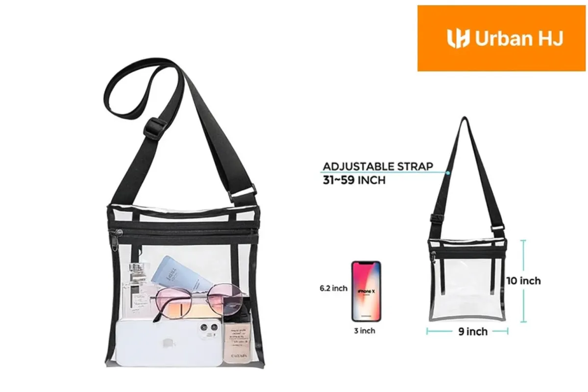 CLEAR BLACK BAG ( 1000 BK ) made by Oh My Jewelry