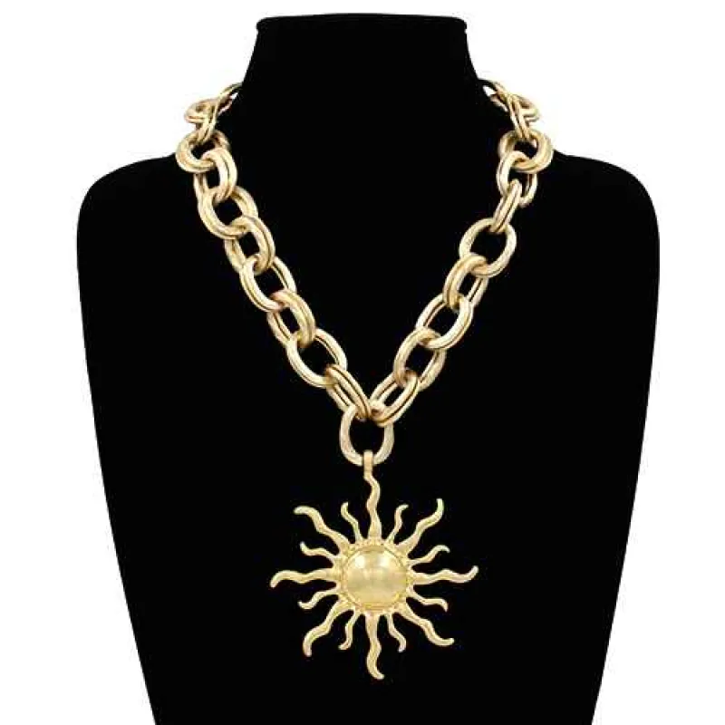 GOLD NECKLACE ( 2064 GD ) sold by Oh My Jewelry