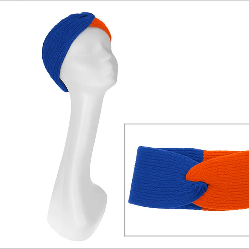 BLUE ORANGE KNIT HEADBAND ( 0004 BLOR ) sold by Oh My Jewelry