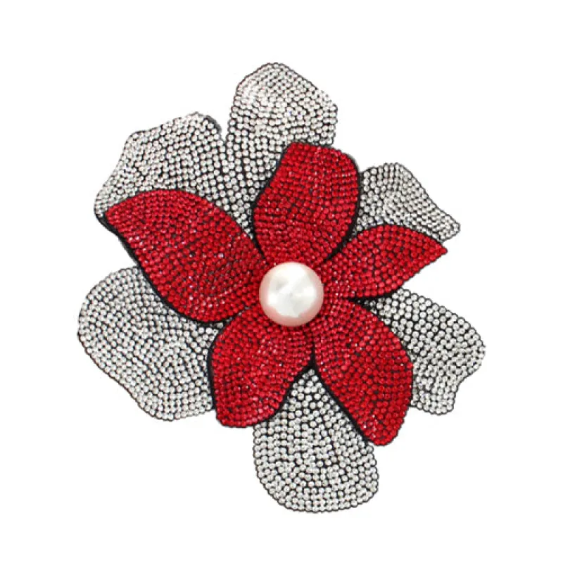 FLOWER BROOCH ( 2165 CLRLSM ) sold by Oh My Jewelry