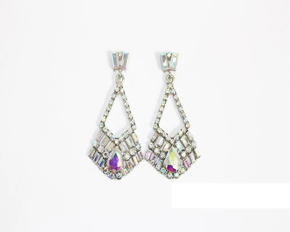 SILVER AB EARRINGS ( 1912 SAB ) sold by Oh My Jewelry