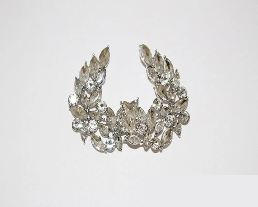 SILVER EARRINGS CLEAR STONES ( 1353 SCRY ) sold by Oh My Jewelry