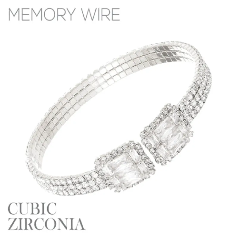 SILVER ADJUSTABLE CZ BRACELET ( 84169 CRS ) sold by Oh My Jewelry