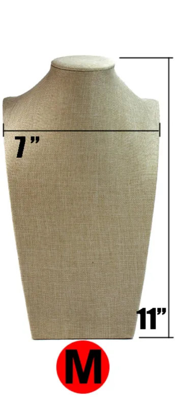 11" TAN NECKLACE DISPLAY ( 1001 NEU ) sold by Oh My Jewelry