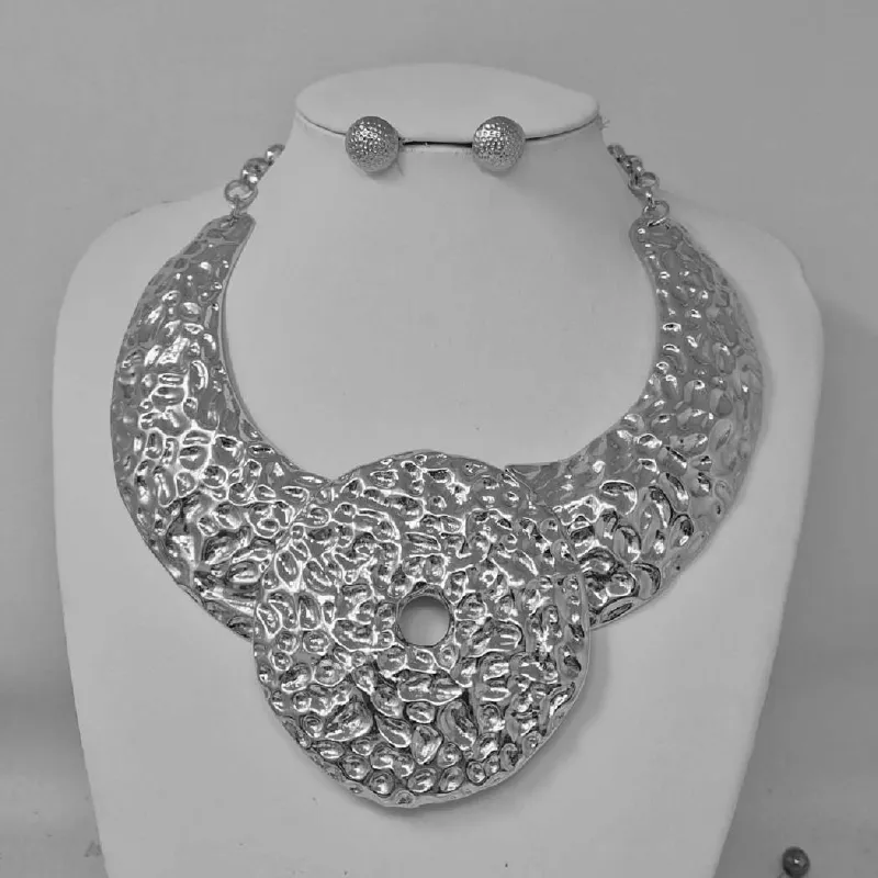 SILVER NECKLACE SET ( 11209 R ) sold by Oh My Jewelry