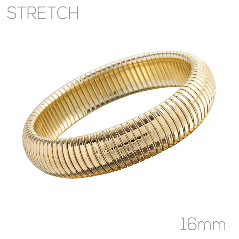 GOLD STRETCH BRACELET ( 84418 G ) sold by Oh My Jewelry