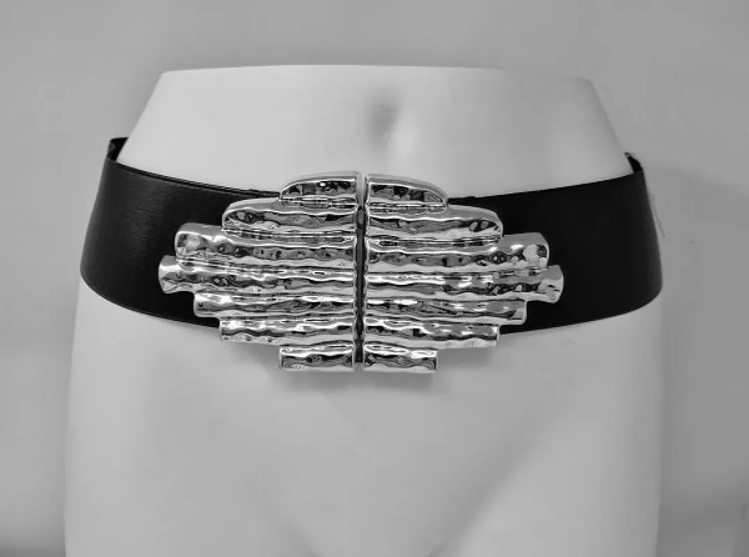 SILVER STRETCH BELT GOLD ( 50186 RBK ) sold by Oh My Jewelry