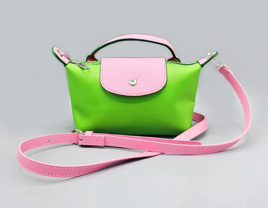 GREEN PINK PURSE HANDBAG ( 1507 GRN ) sold by Oh My Jewelry