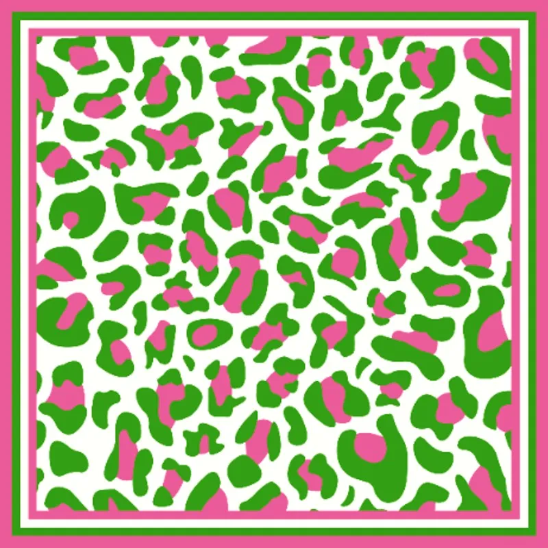 PINK GREEN SCARF ( 1518 ) sold by Oh My Jewelry