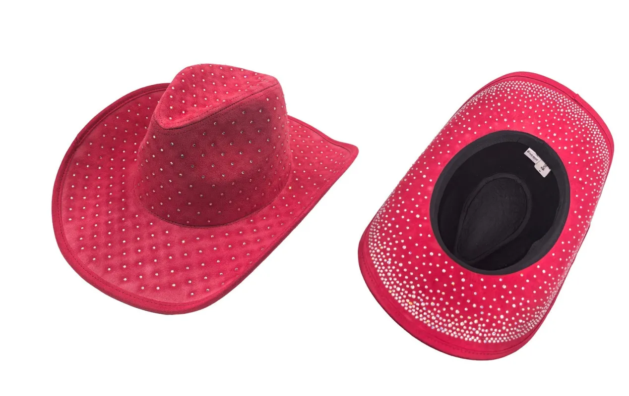 RED COWBOY HAT STONES ( 0810 RD ) sold by Oh My Jewelry