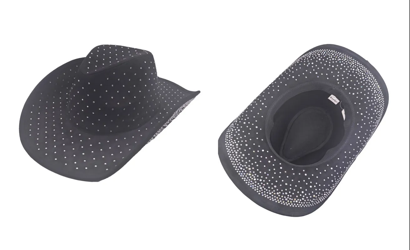 BLACK COWBOY HAT STONES ( 0810 BK ) sold by Oh My Jewelry