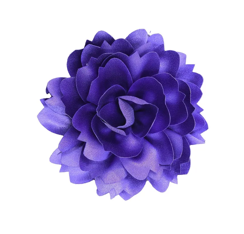 PURPLE FLOWER BROOCH ( 0158 PU ) made by Oh My Jewelry