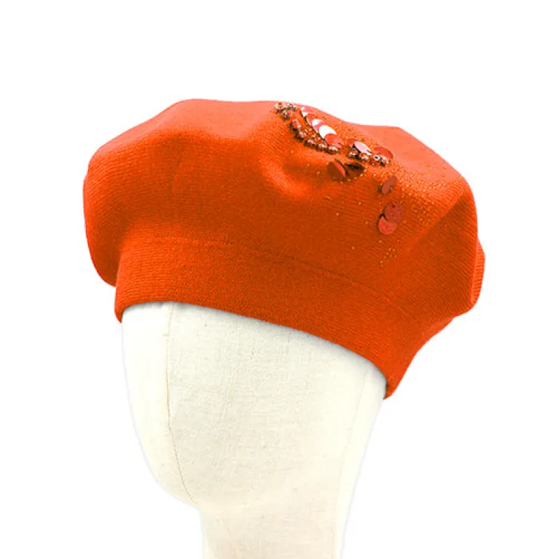 BERET HAT SEQUINS STONES ( 1618 OR ) sold by Oh My Jewelry