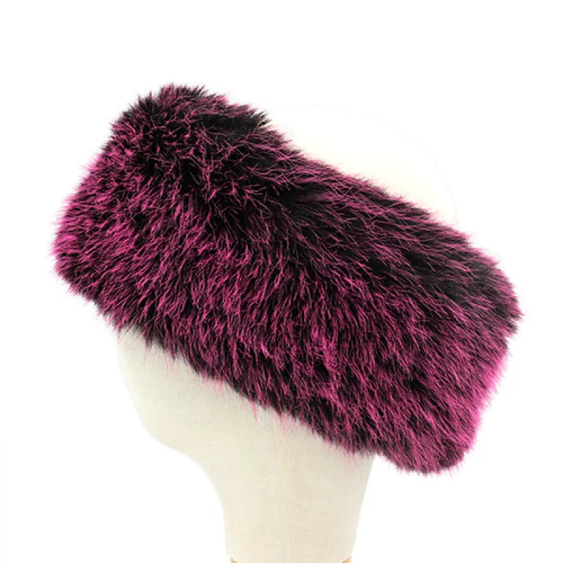 FAUX FUR HEADBAND ( 1594 DPK ) sold by Oh My Jewelry
