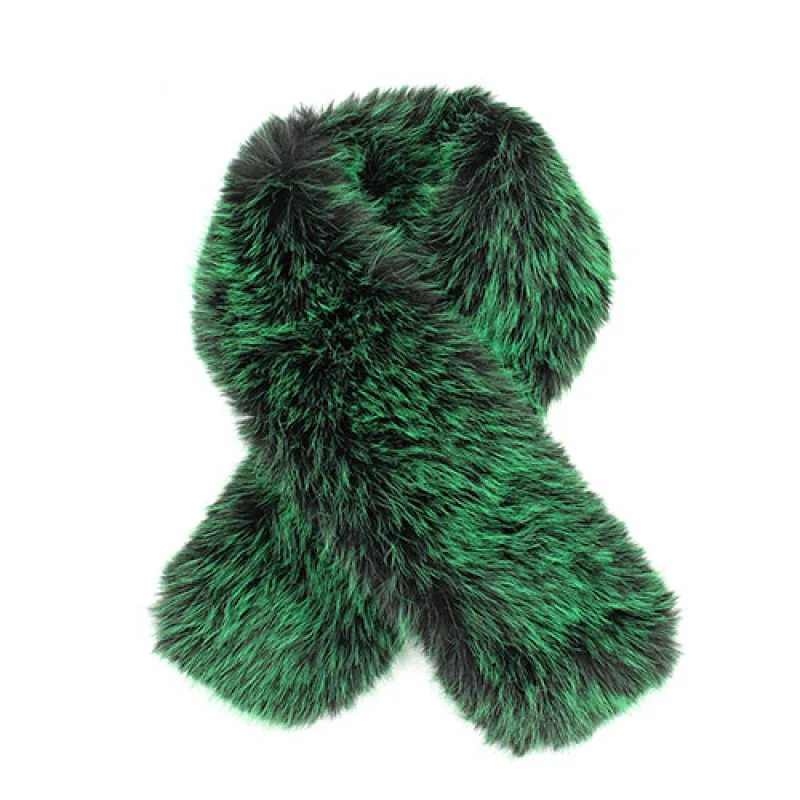 FAUX FUR SCARF ( 1593 GN ) sold by Oh My Jewelry