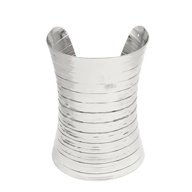 SILVER CUFF BRACELET ( 2222 RD ) sold by Oh My Jewelry