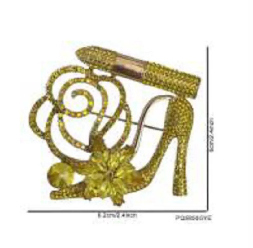 SHOE BROOCH ( 5850 GYE ) sold by Oh My Jewelry
