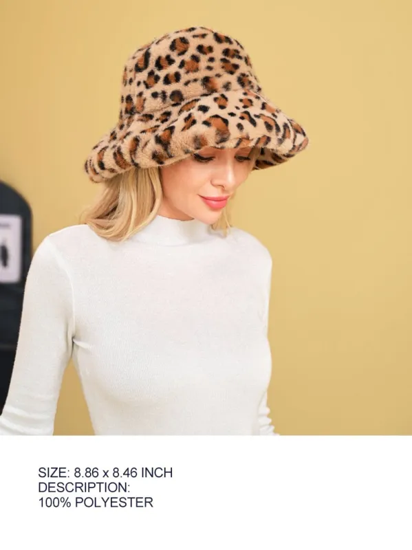 TAN ANIMAL PRINT HAT ( 3505 TAN ) sold by Oh My Jewelry