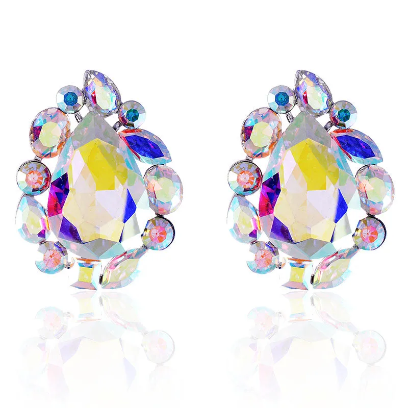 GOLD AB CLIP ON EARRINGS ( 2516 SAB ) sold by Oh My Jewelry