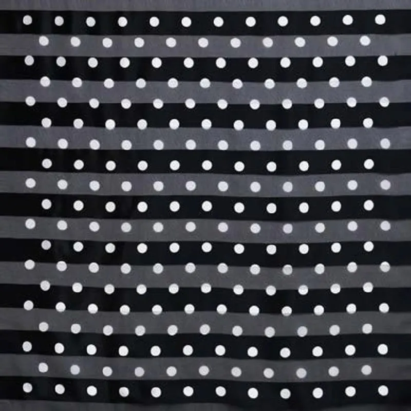 BLACK WHITE POLKA DOT SCARF ( 1045 BKWH ) sold by Oh My Jewelry