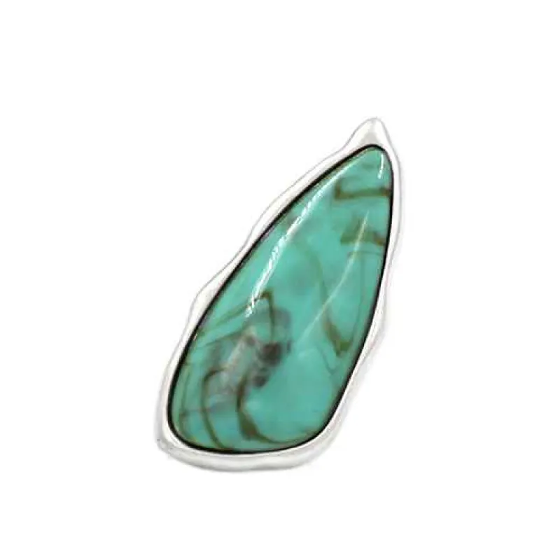 SILVER TURQUOISE RING ( 2140 RDTQ ) sold by Oh My Jewelry