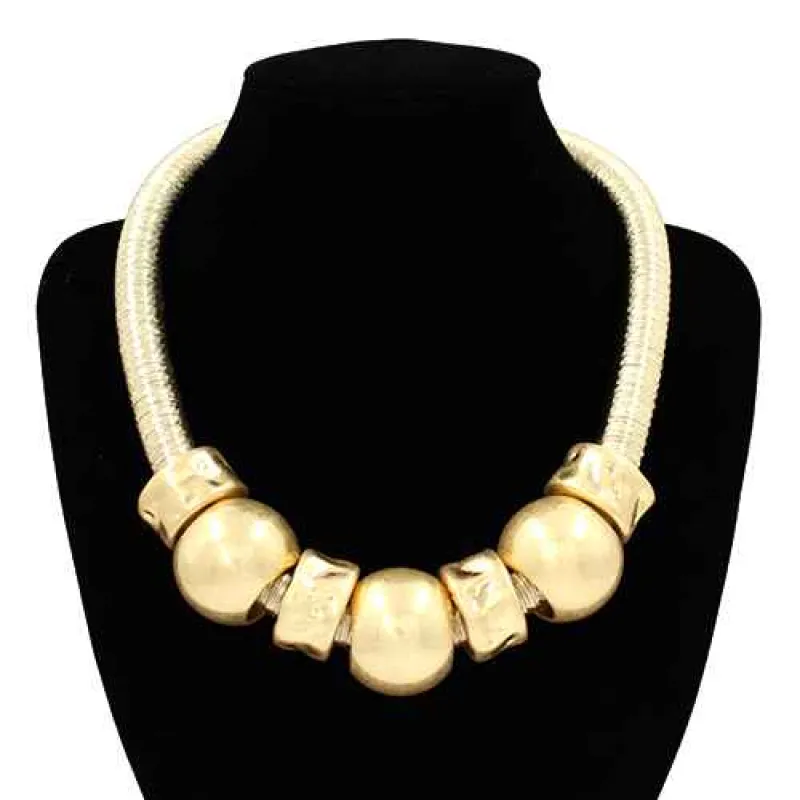 GOLD NECKLACE ( 2073 GD ) sold by Oh My Jewelry