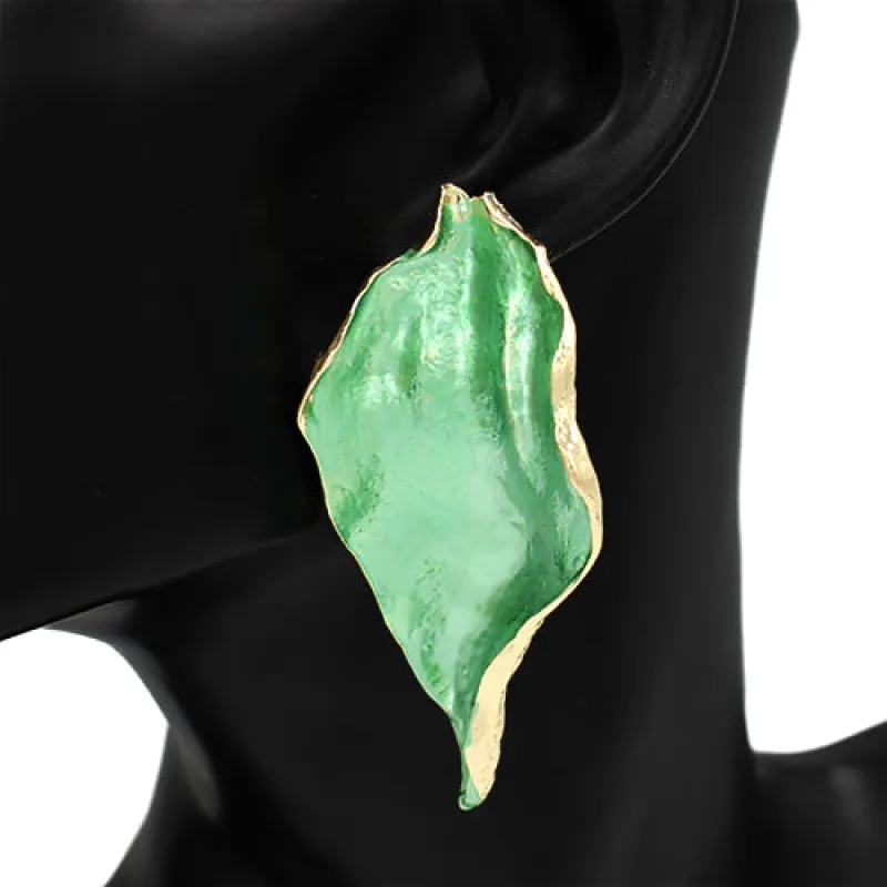 GREEN EARRINGS ( 2868 GN ) sold by Oh My Jewelry