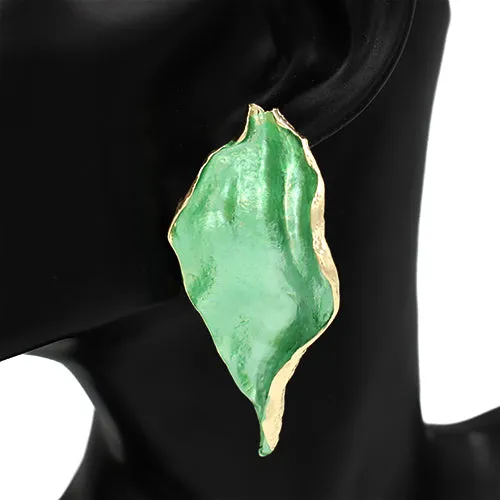 GREEN EARRINGS ( 2868 GN ) sold by Oh My Jewelry