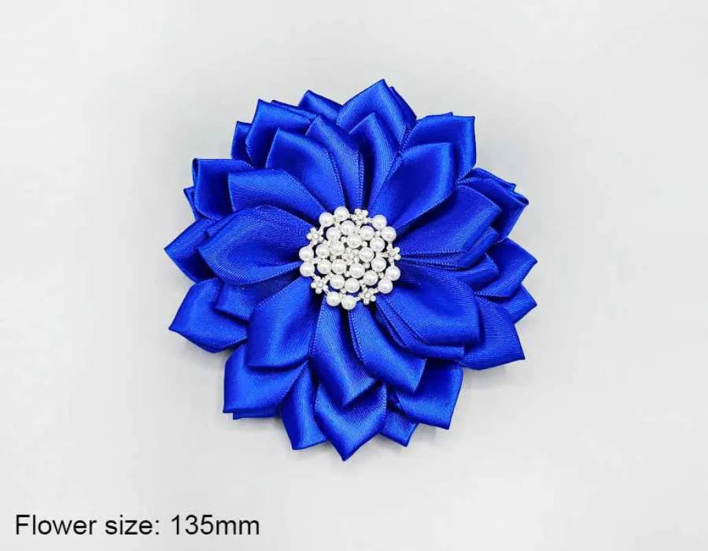 BLUE FLOWER BROOCH ( 1500 BL ) sold by Oh My Jewelry
