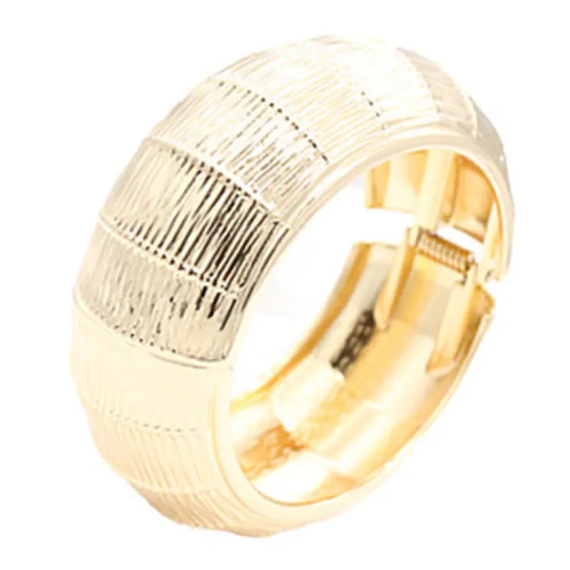 GOLD PLATED BANGLE ( 5730 GD ) sold by Oh My Jewelry