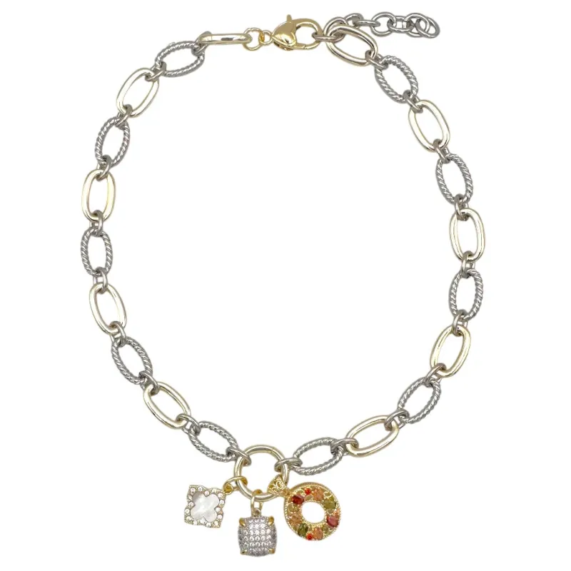 14K GOLD PLATED NECKLACE ( 1023 ) sold by Oh My Jewelry