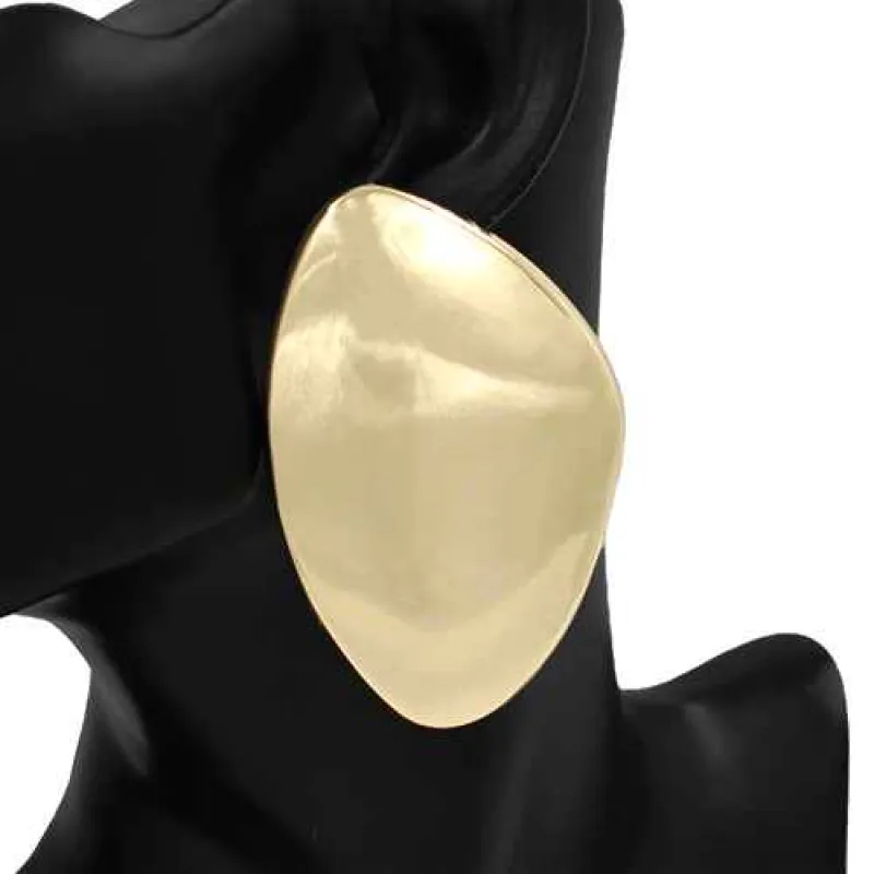 GOLD EARRINGS ( 4522 GD ) sold by Oh My Jewelry