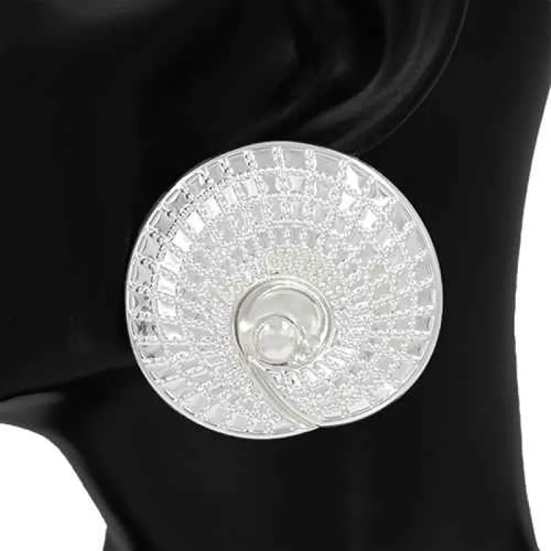 SILVER EARRINGS ( 2912 RD ) sold by Oh My Jewelry