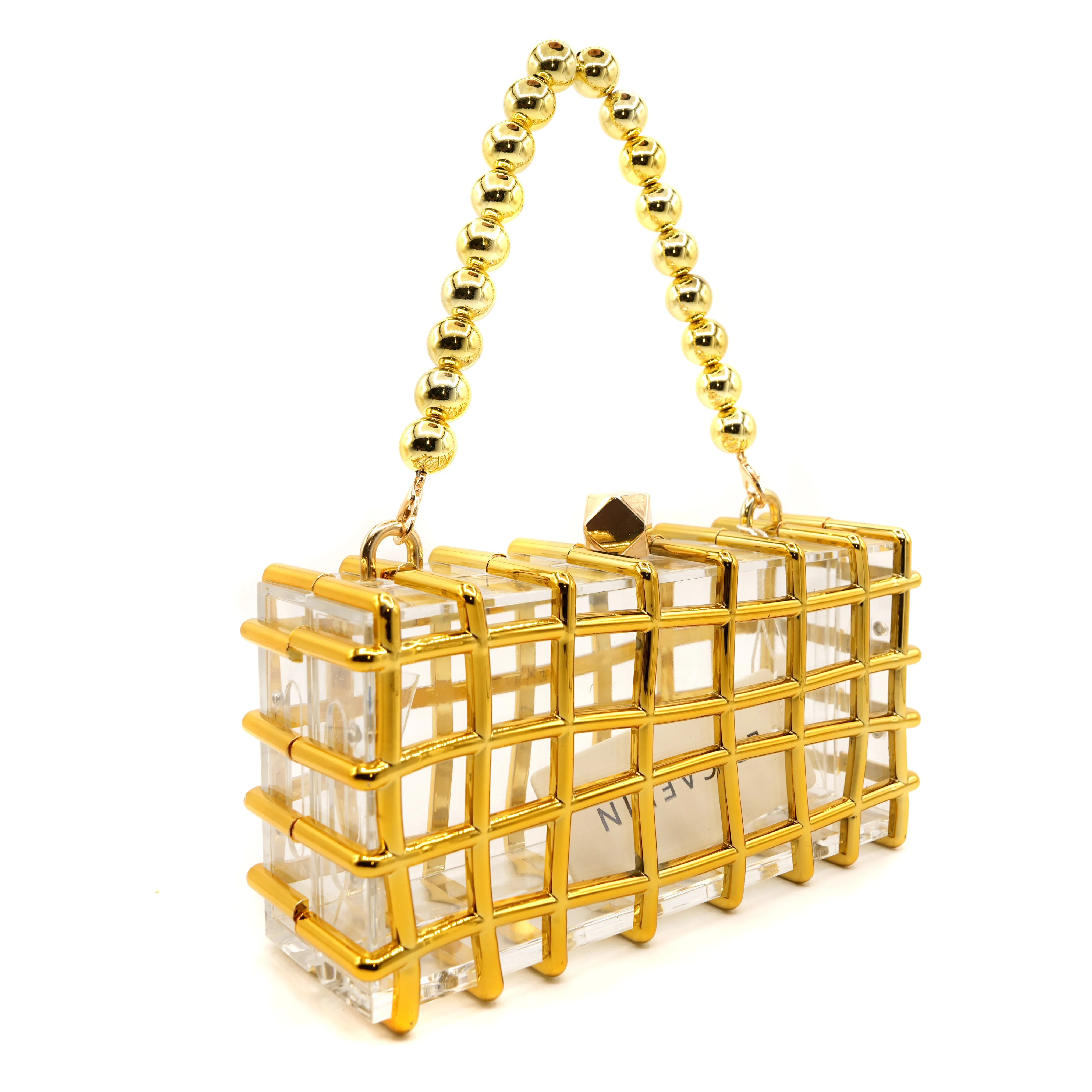 GOLD HANDBAG ( 201 GOLD ) sold by Oh My Jewelry product image thumbnail 2