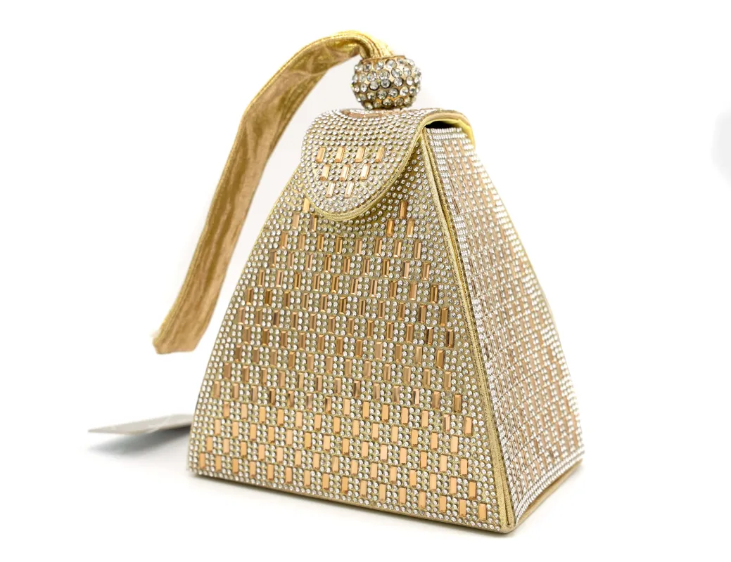 GOLD HANDBAG ( 117 GOLD ) sold by Oh My Jewelry