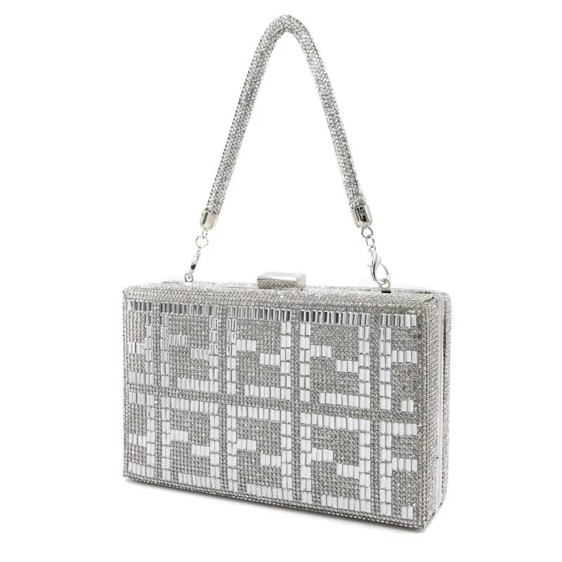 SILVER PURSE ( EJ609 SILVER ) sold by Oh My Jewelry