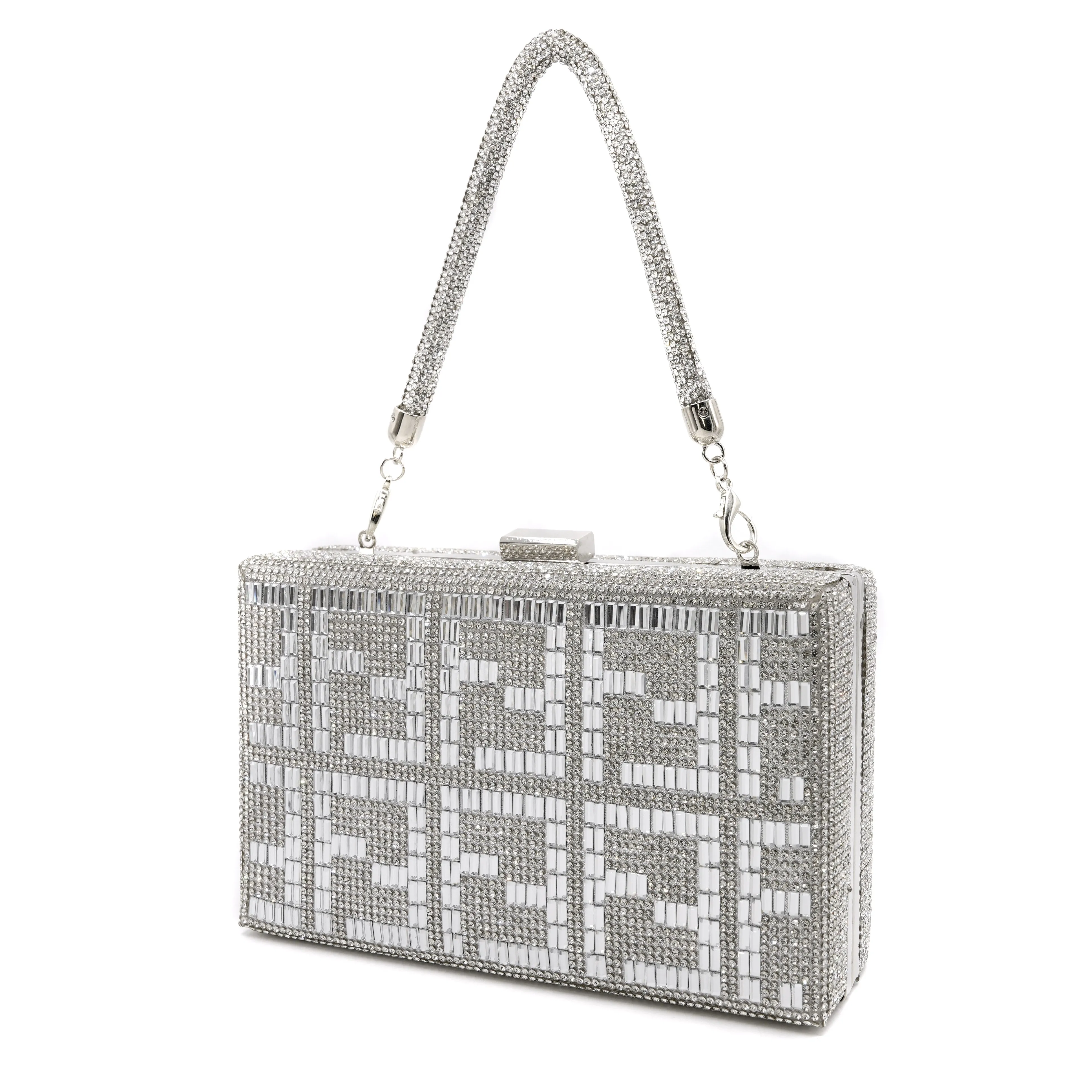 SILVER PURSE ( EJ609 SILVER ) sold by Oh My Jewelry