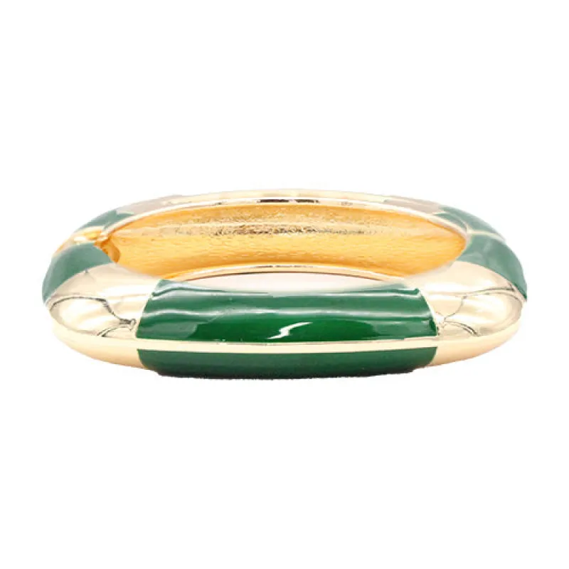 GOLD GREEN BANGLE ( 5720 GDGR ) sold by Oh My Jewelry